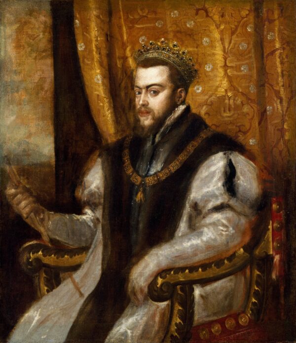 King Philip II of Spain - by Titian