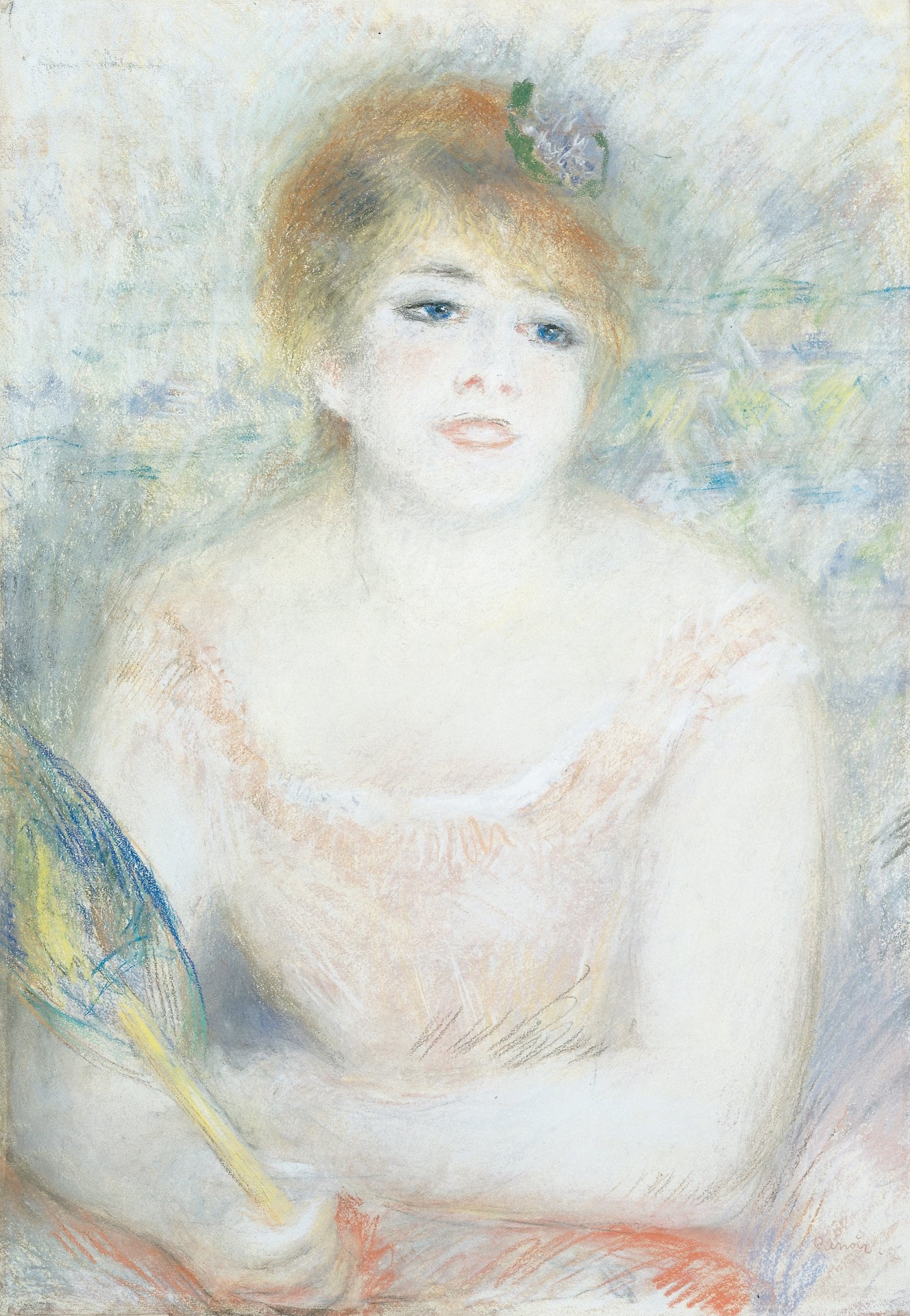 Mlle. Jeanne Samary - by Pierre-Auguste Renoir