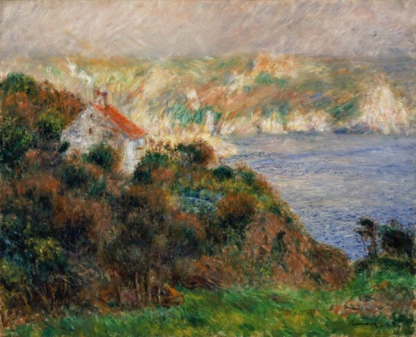 Fog on Guernsey (Brouillard à Guernsey) - by Pierre-Auguste Renoir