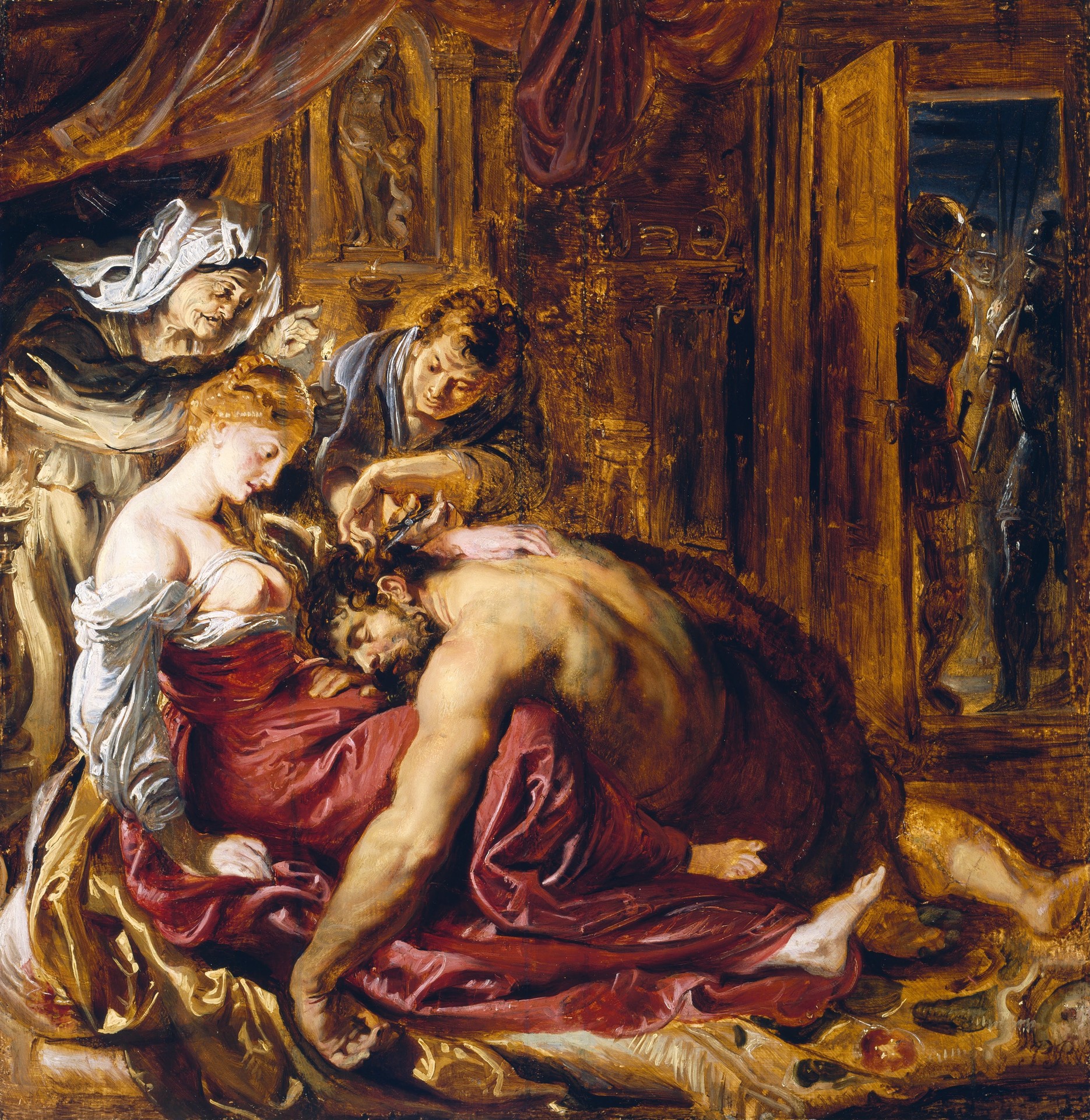 Samson and Delilah - by Peter Paul Rubens