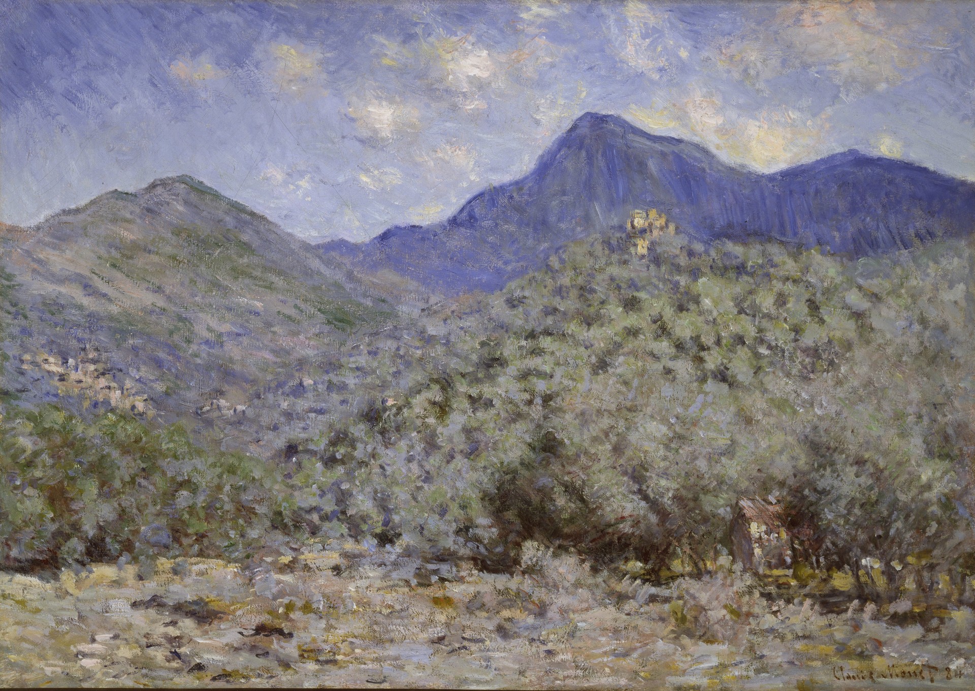 Valle Buona, Near Bordighera - by Claude Monet