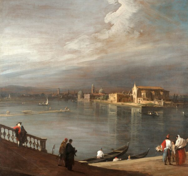 San Cristoforo, San Michele, and Murano from the Fondamenta Nuove, Venice - by Canaletto