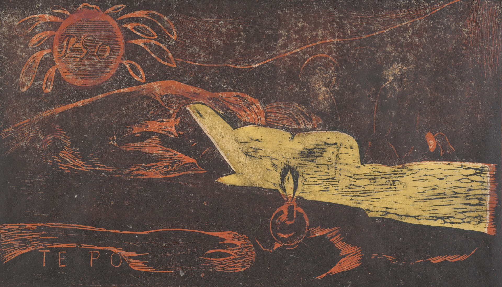 Te Po (La Grand Nuit) - by Paul Gauguin