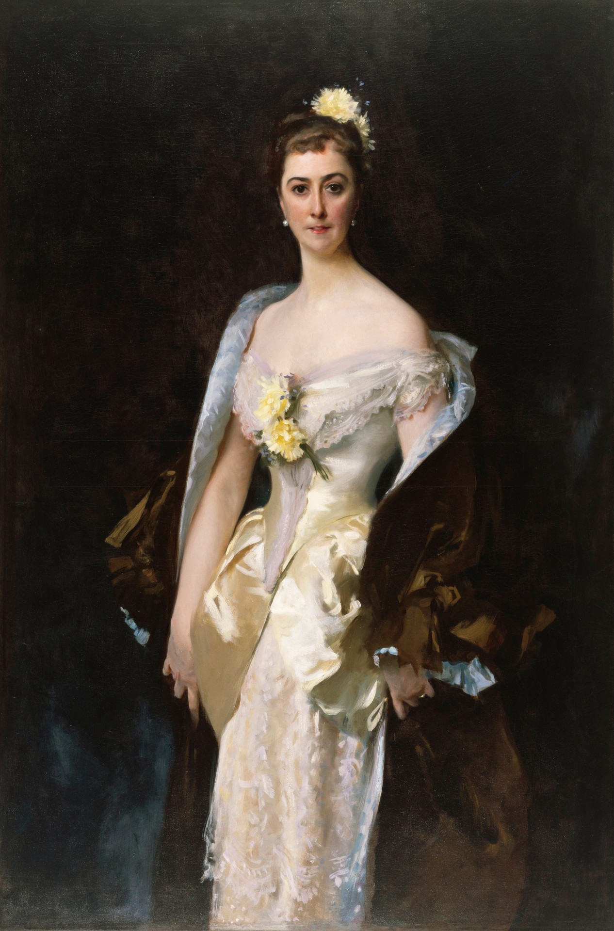 Caroline de Bassano, Marquise d'Espeuilles - by John Singer Sargent