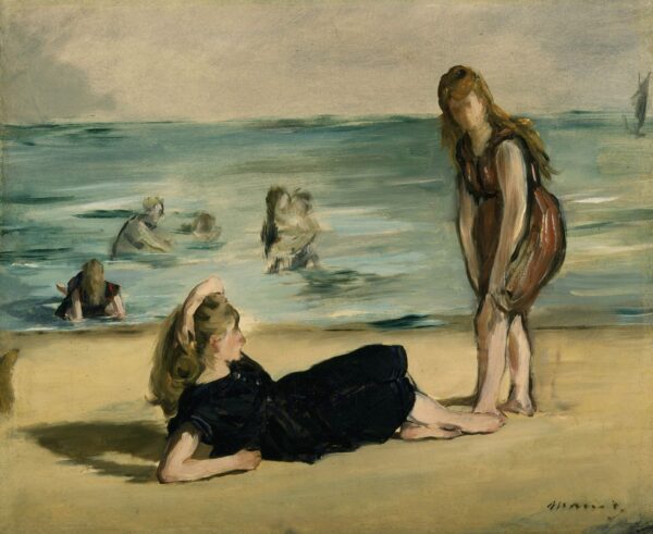 On the Beach - by Édouard Manet