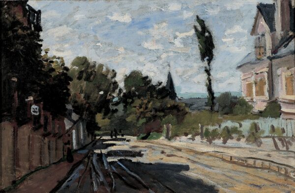 Village Street - by Claude Monet