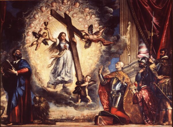 Doge Antonio Grimani in Front of the Figure of Faith - by Titian