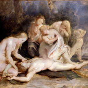 Venus mourning Adonis - by Peter Paul Rubens