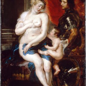 Venus, Mars and Cupid - by Peter Paul Rubens