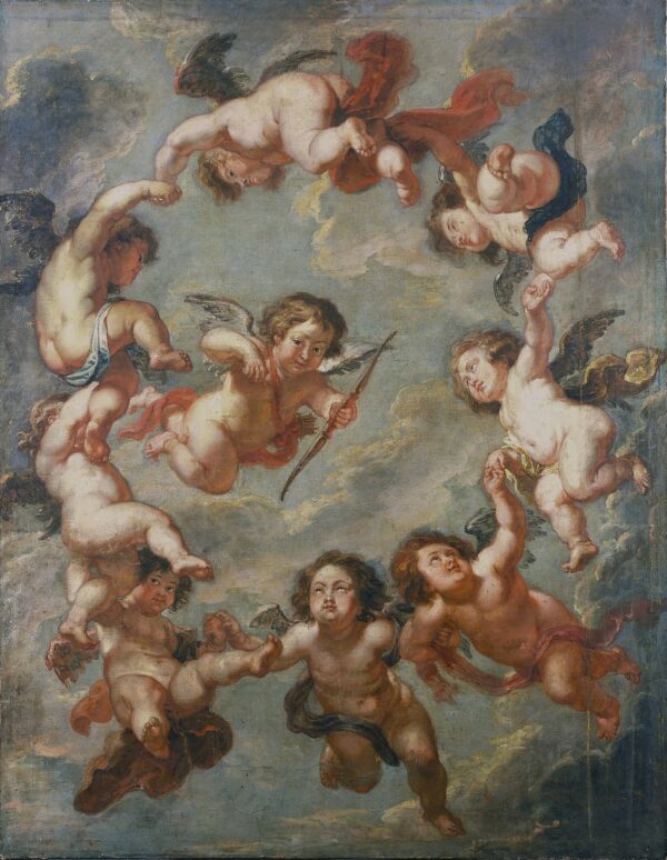 Putti: a ceiling decoration - by Peter Paul Rubens