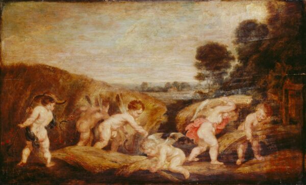Cupids Harvesting - by Peter Paul Rubens