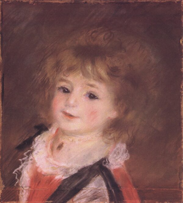 Head of a Child - by Pierre-Auguste Renoir