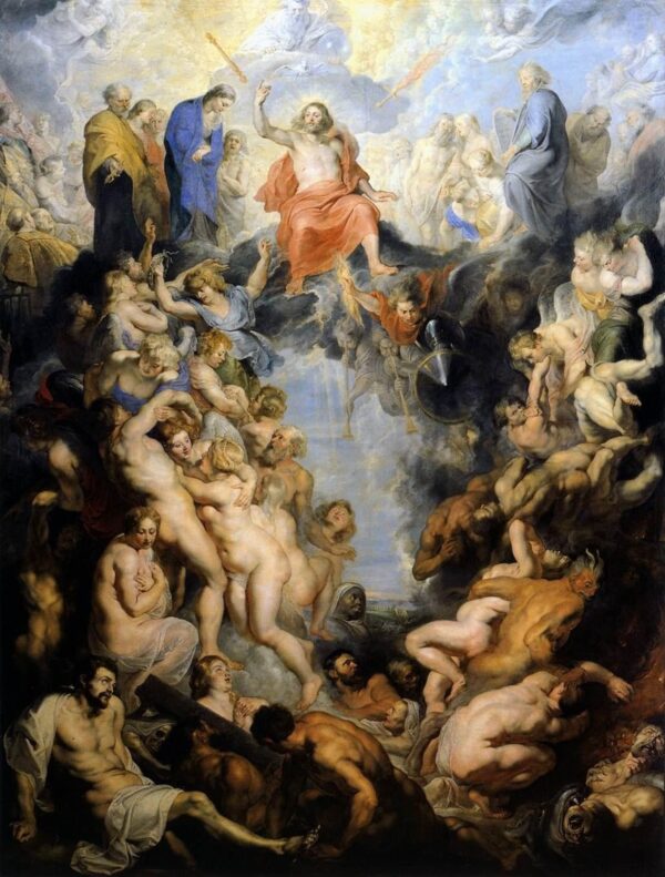 Altarpiece of The Last Judgement - by Peter Paul Rubens