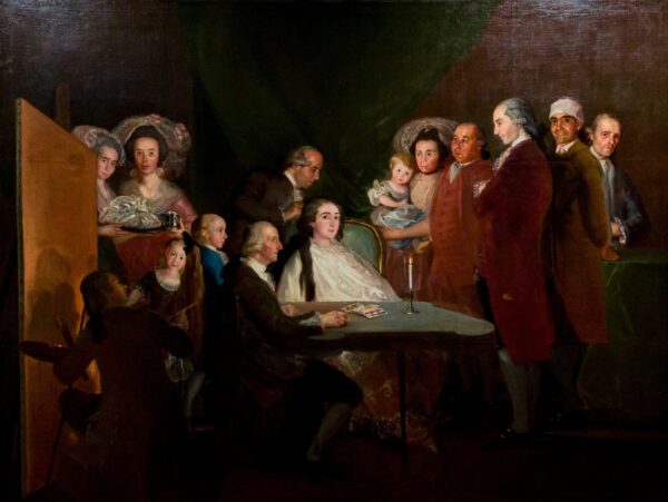 La famiglia dell'infante don Luis - by Francisco Goya y Lucientes