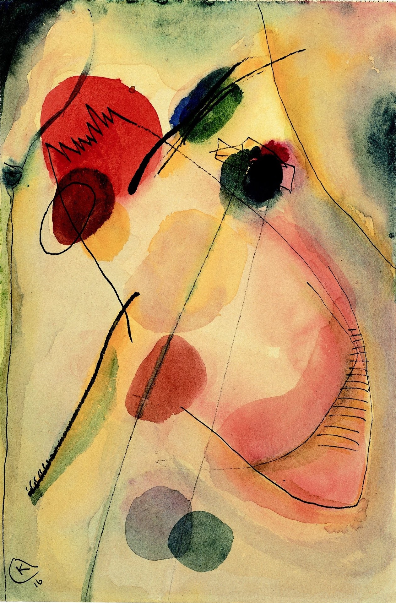 Untitled - by Wassily Kandinsky