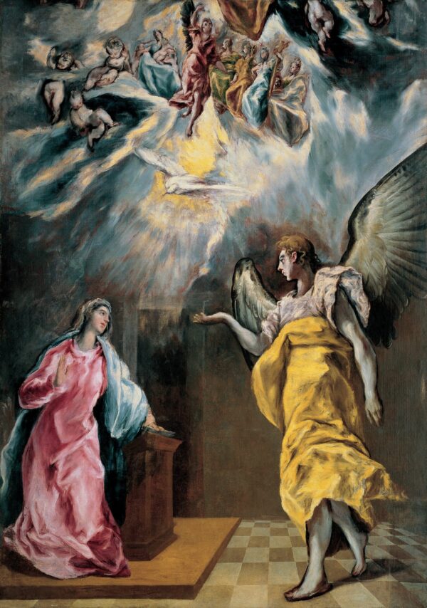 The Annunciation - by El Greco