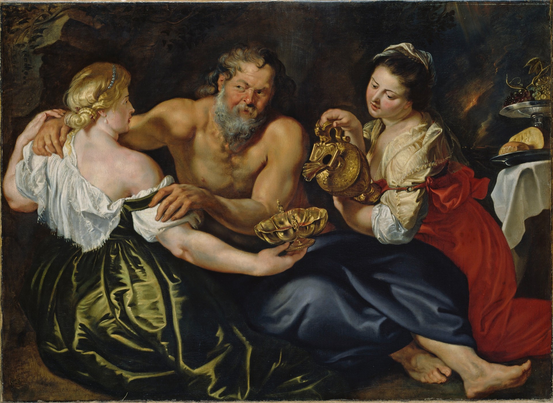 Lot and his Daughters - by Peter Paul Rubens