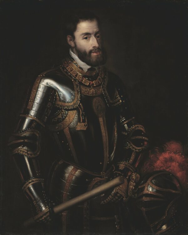 Emperor Charles V (1520-1558) as Commander - by Peter Paul Rubens