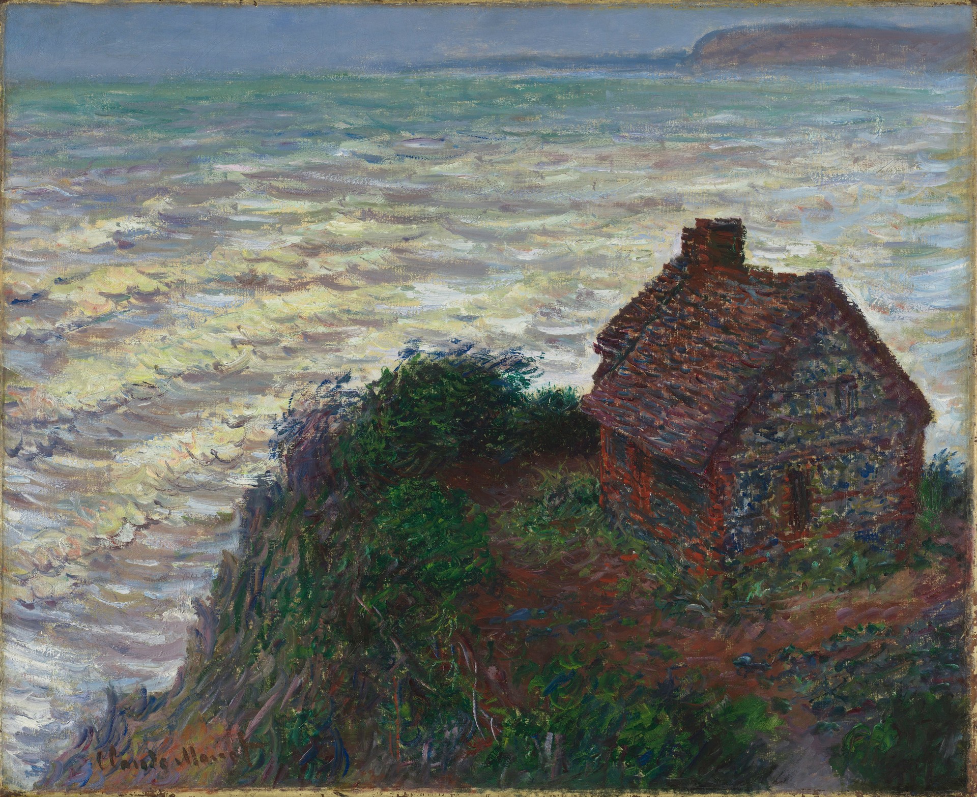 House of the Customs Officer, Varengeville - by Claude Monet