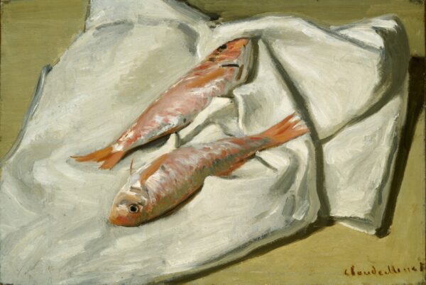 Red Mullets - by Claude Monet