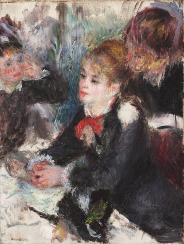At the Milliner's - by Pierre-Auguste Renoir