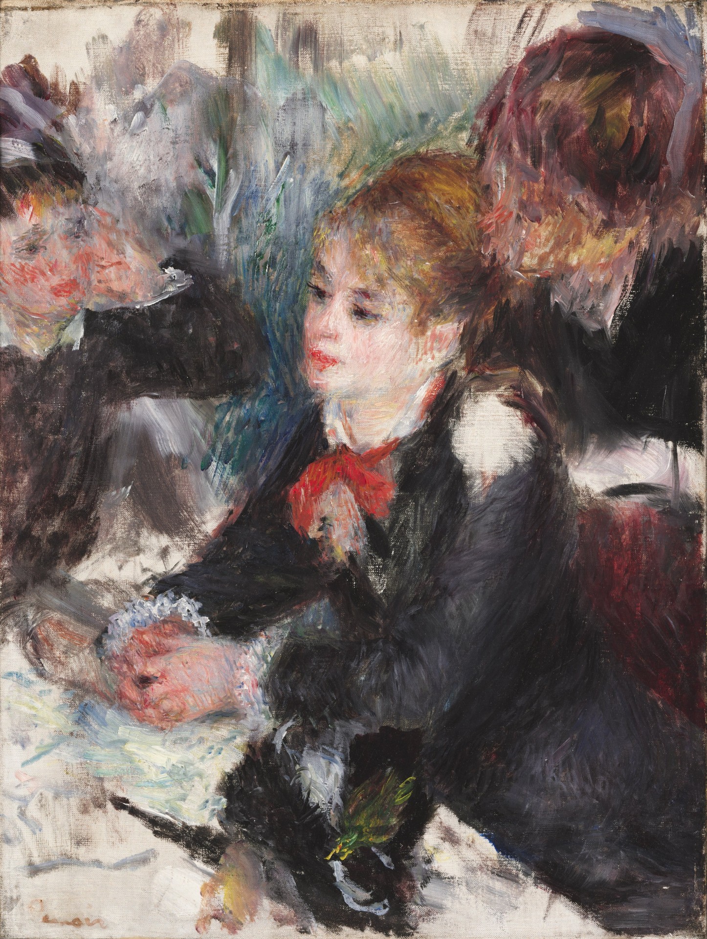 At the Milliner's - by Pierre-Auguste Renoir