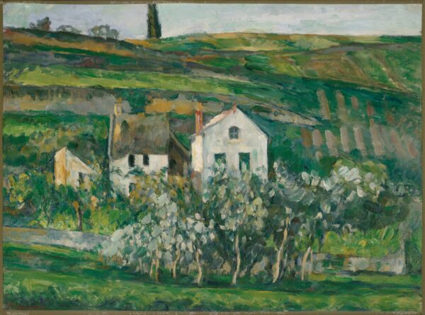 Small Houses in Pontoise - by Paul Cézanne