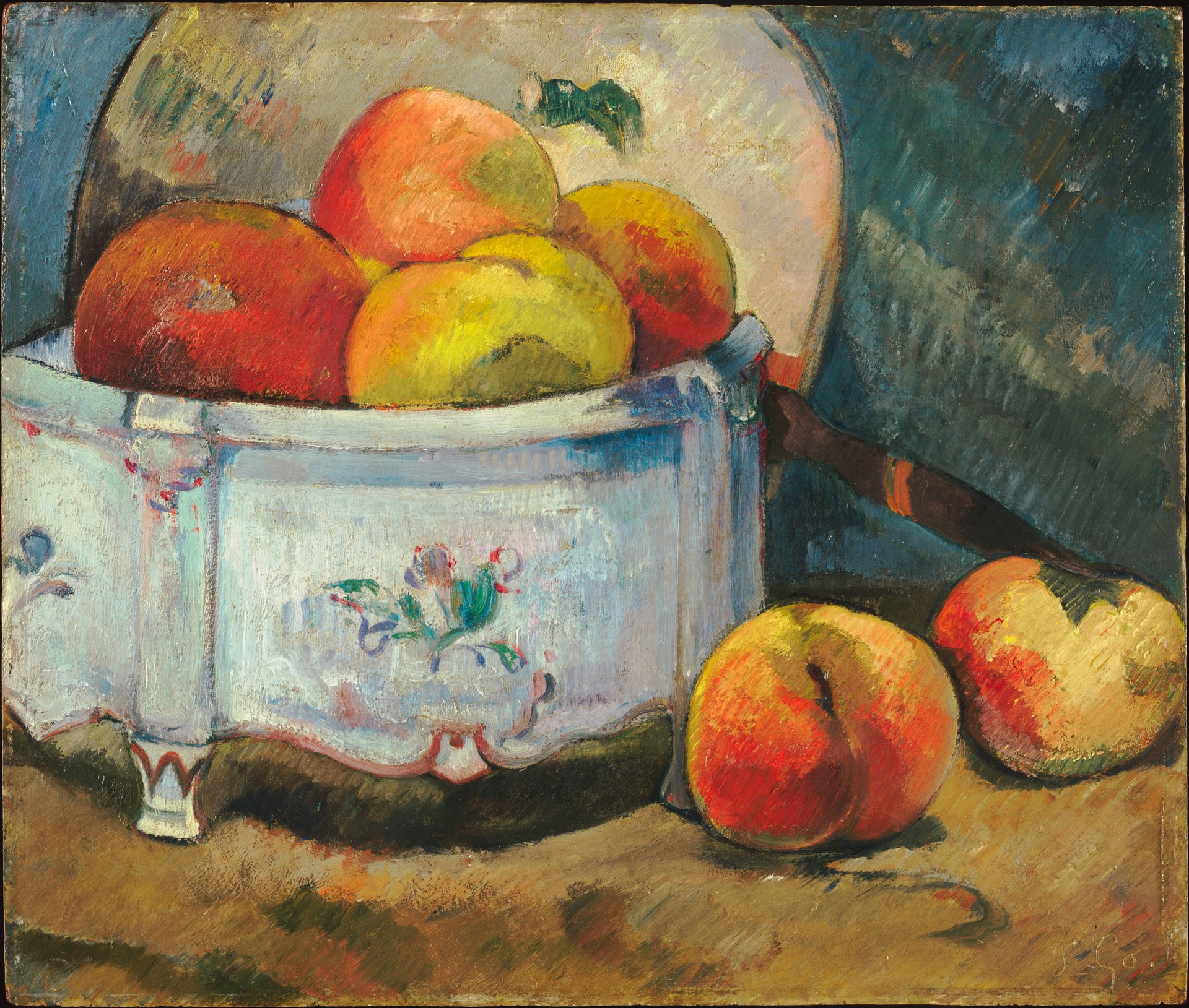 Still Life with Peaches - by Paul Gauguin