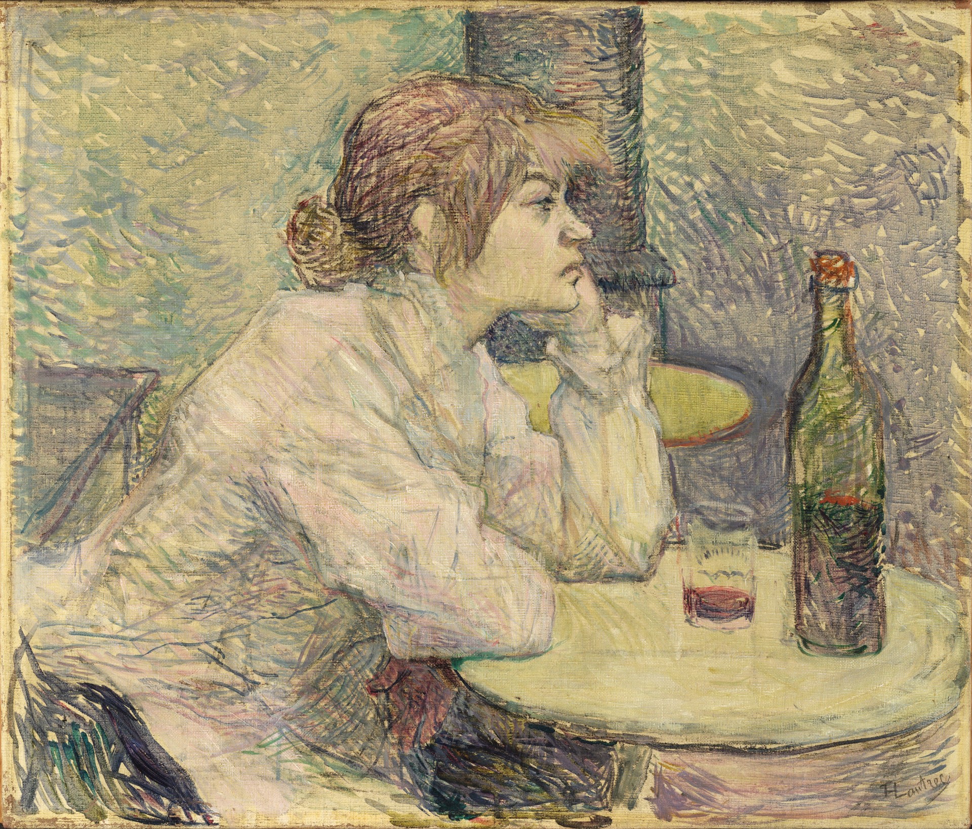 The Hangover (Suzanne Valadon) - by Henri de Toulouse-Lautrec