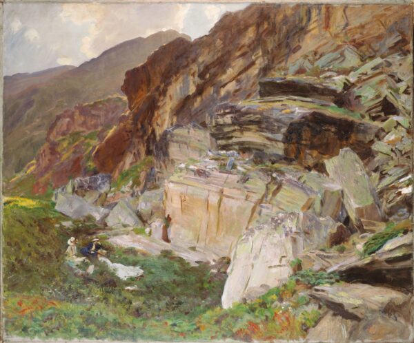 In the Simplon Valley - by John Singer Sargent