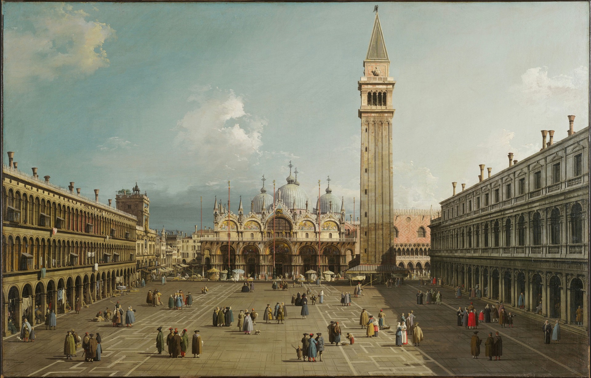 Piazza San Marco, Venice - by Canaletto