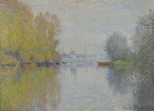 Autumn on the Seine, Argenteuil (Automne sur la Seine Argenteuil) - by Claude Monet