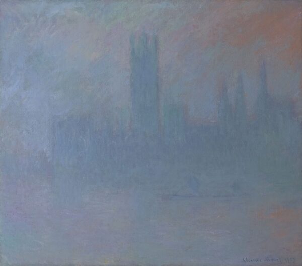 Houses of Parliament in the Fog - by Claude Monet
