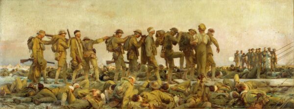 Gassed - by John Singer Sargent