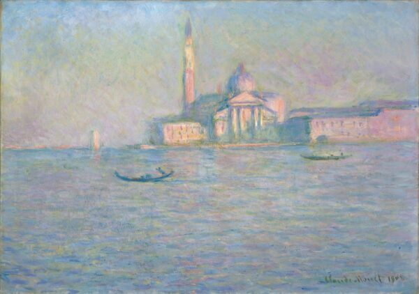 The Church of San Giorgio Maggiore, Venice - by Claude Monet