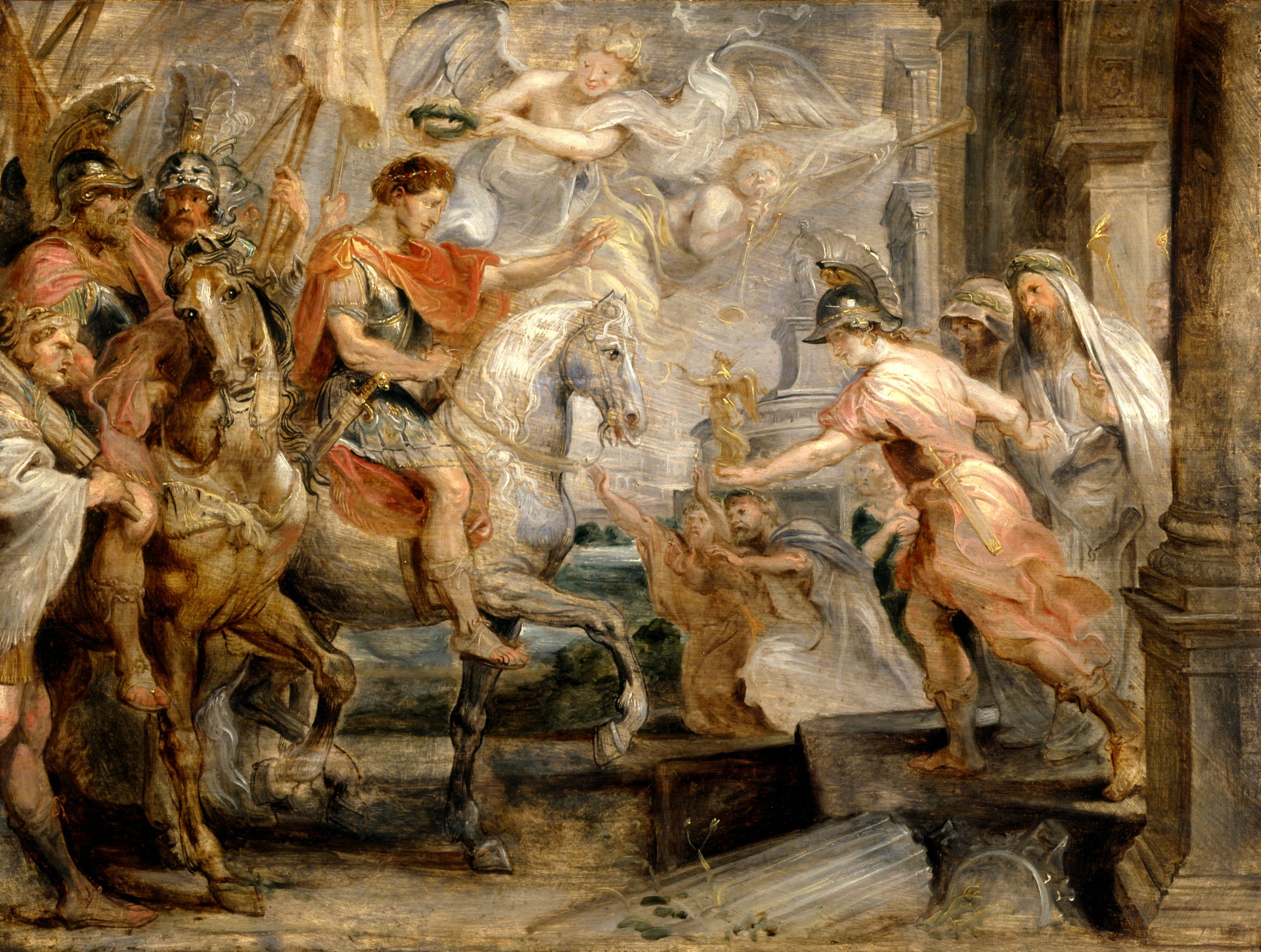 Triumphant Entry of Constantine into Rome - by Peter Paul Rubens
