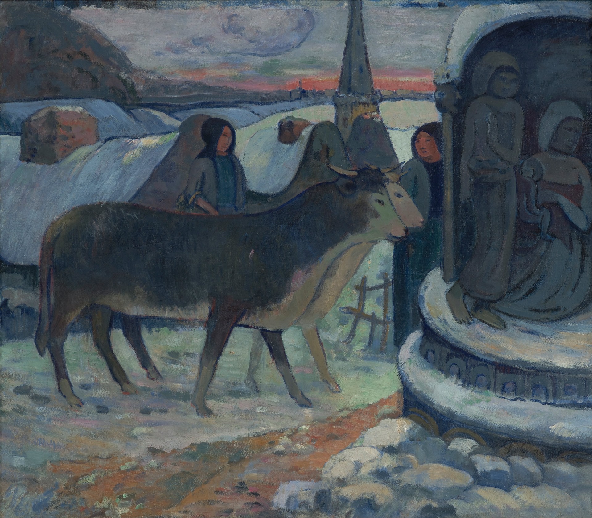 Christmas Night (The Blessing of the Oxen) - by Paul Gauguin