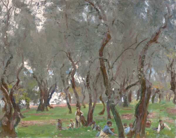 The Olive Grove - by John Singer Sargent