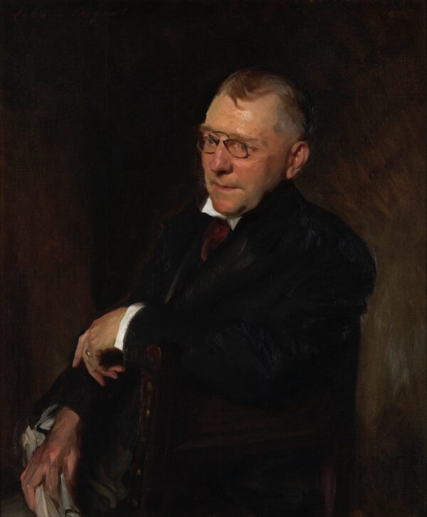 Portrait of James Whitcomb Riley - by John Singer Sargent