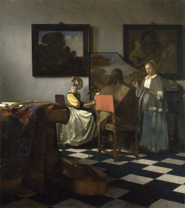 The Concert - by Johannes Vermeer