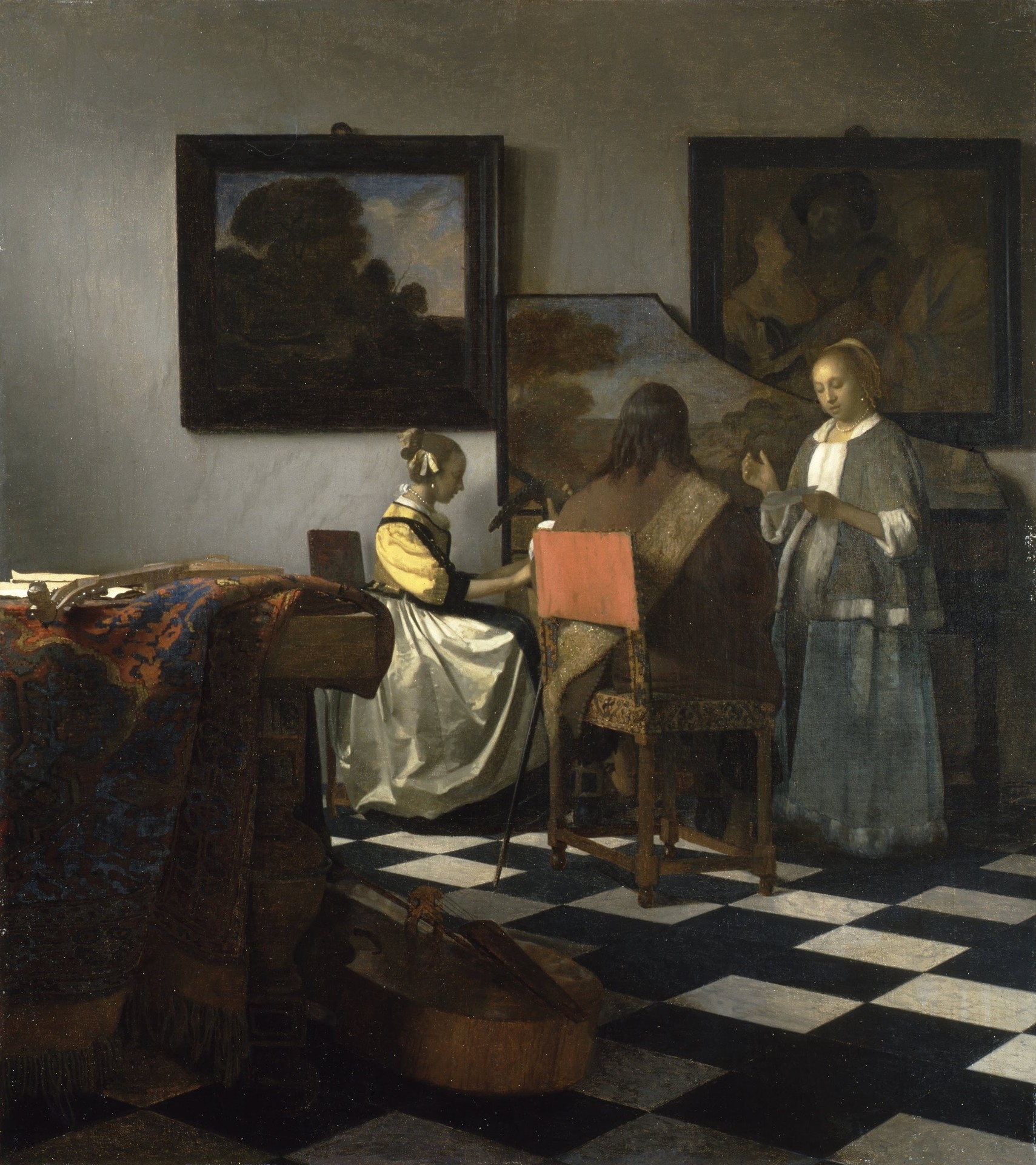 The Concert - by Johannes Vermeer