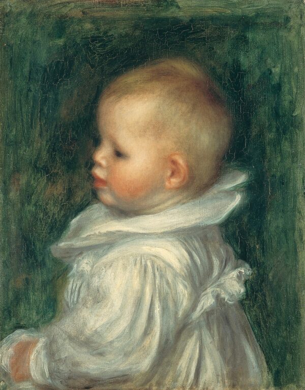 Portrait of Claude Renoir - by Pierre-Auguste Renoir
