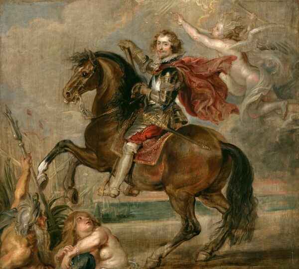 Equestrian Portrait of the Duke of Buckingham - by Peter Paul Rubens