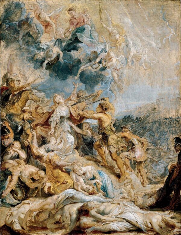 The Martyrdom of Saint Ursula and the Eleven Thousand Maidens - by Peter Paul Rubens