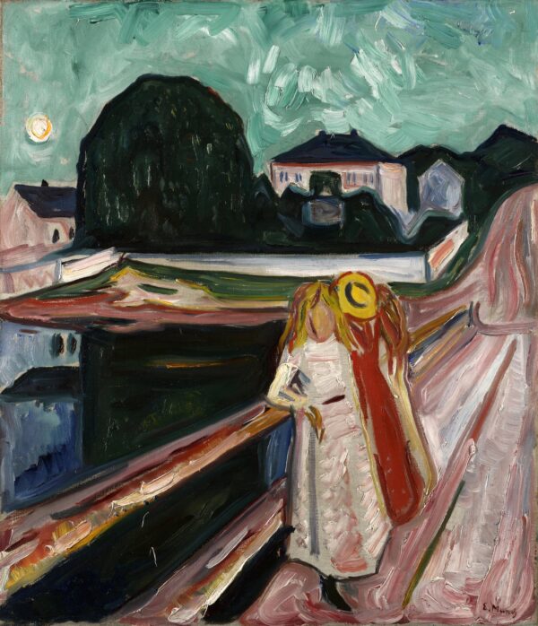 Girls on the Pier - by Edvard Munch