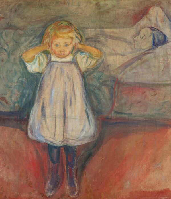 The Child and Death - by Edvard Munch