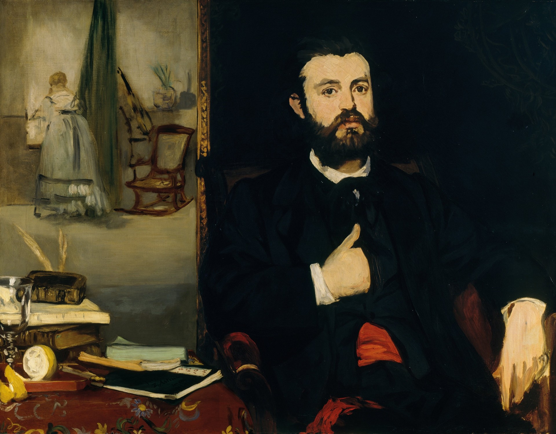 Portrait of the Poet Zacharie Astruc - by Édouard Manet