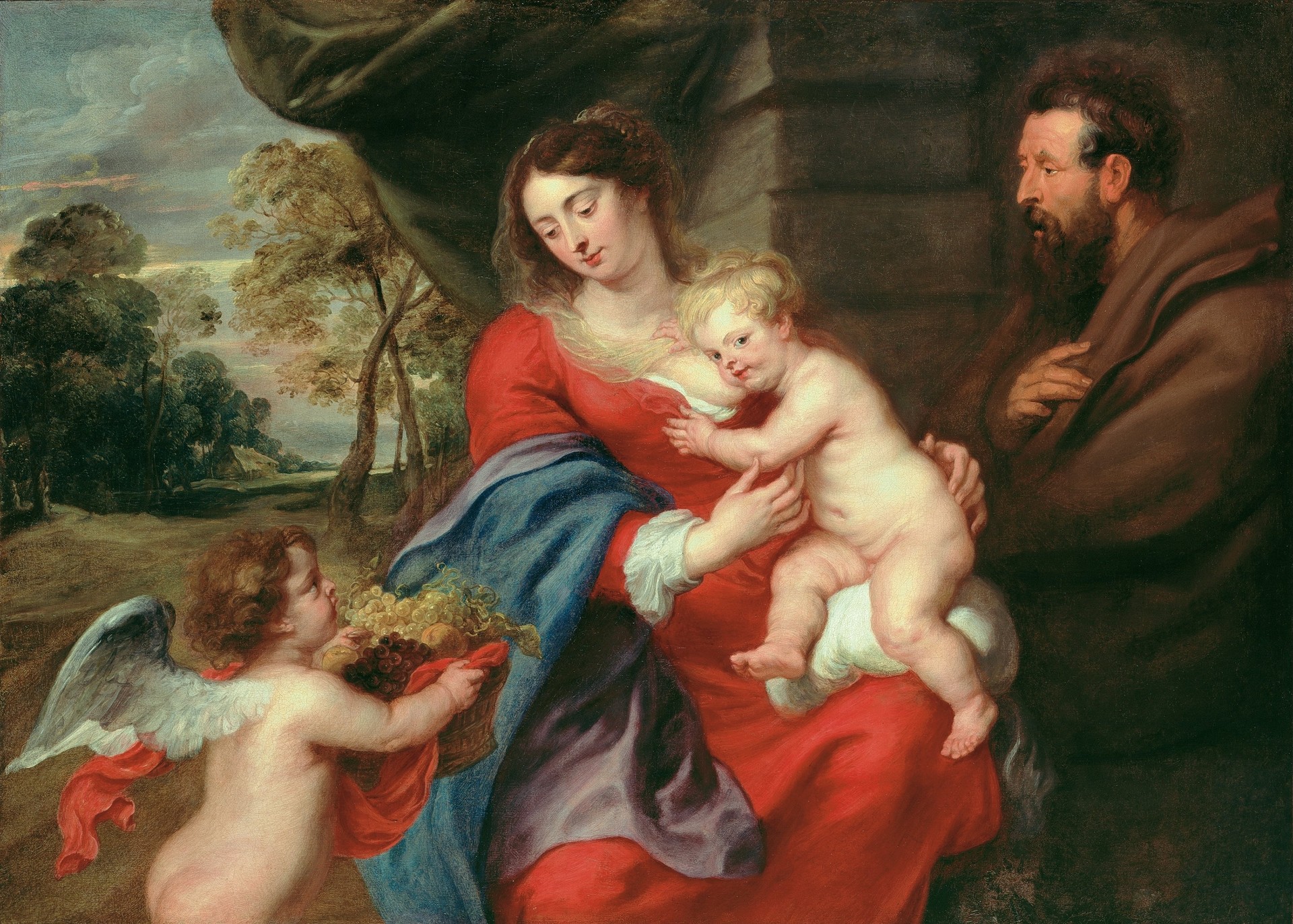 Holy Family - by Peter Paul Rubens