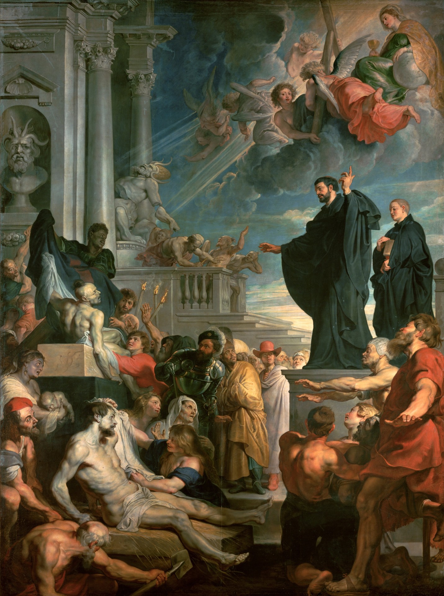 The miracles of St. Francis Xavier - by Peter Paul Rubens