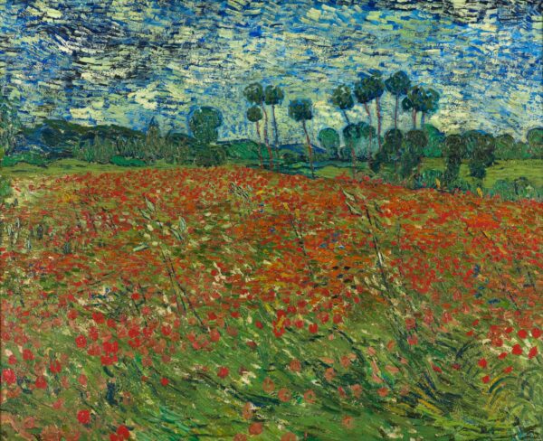 Poppy field - by Vincent van Gogh